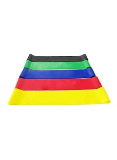 Kanteen Store Resistance Band Set 5 Levels Elastic Latex Strength Training Athletic Rubber Loops Bands Workout Fitness Equipment 