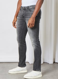 JACK & JONES Glenn Slim Fit Jeans Black Denim  - Image 2