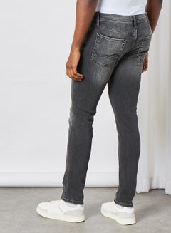 JACK & JONES Glenn Slim Fit Jeans Black Denim  - Image 3
