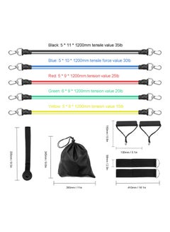 Generic 11-Piece Fitness Puller Set 5x8x1200mm  - Image 4