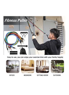 Generic 11-Piece Fitness Puller Set 5x8x1200mm  - Image 5