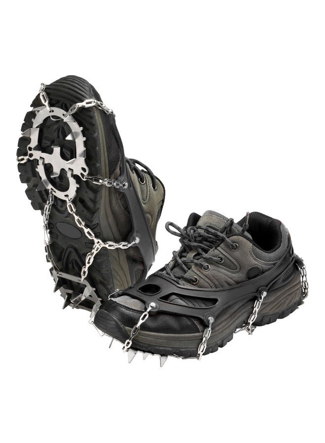 Generic 2-Piece 18-Spikes Traction Cleats With Storage Bag 24x15x4cm  - Image 2