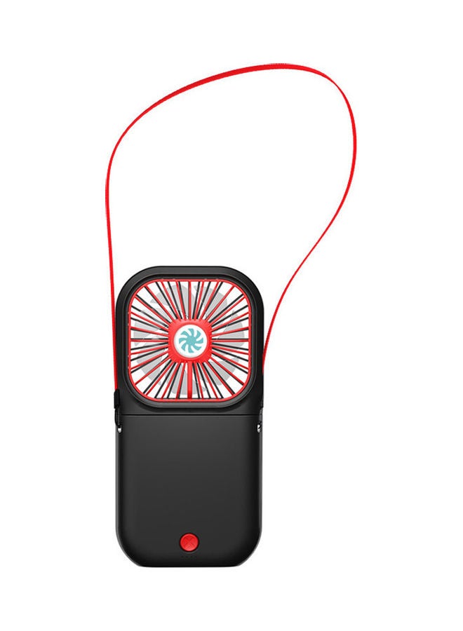 مروحة محمولة تعلق على الرقبة مزودة بمنفذ USB