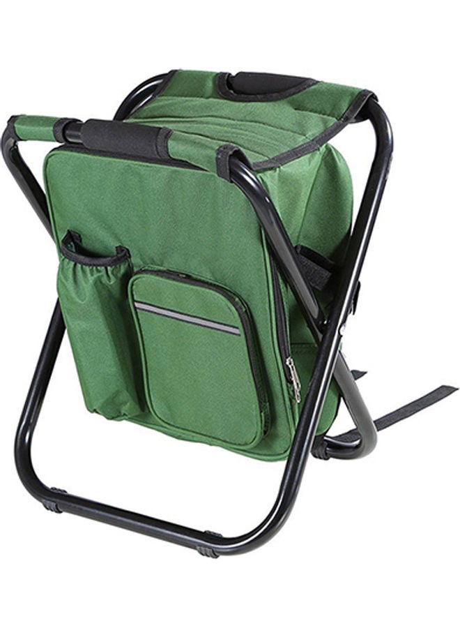 Generic Portable Backpack Chair Stool with Insulated Cooler Bag 49.0 x 36.0 x 3.0cm