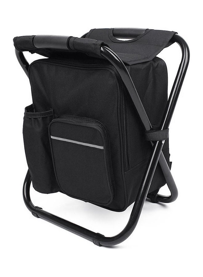 Generic Portable Backpack Chair Stool with Insulated Cooler Bag - Image 1