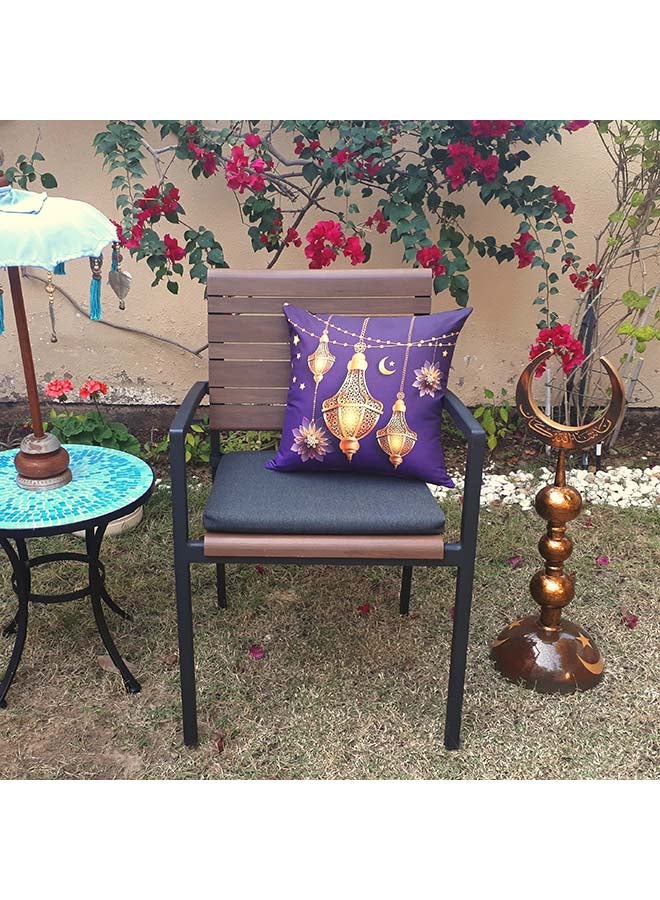 ألوان غطاء وسادة بعبارة "رمضان كريم" متعدد الألوان 40 x 40سم - Image 4