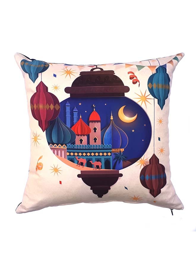 ألوان غطاء وسادة بعبارة "رمضان كريم" متعدد الألوان 40 x 40سم - Image 2