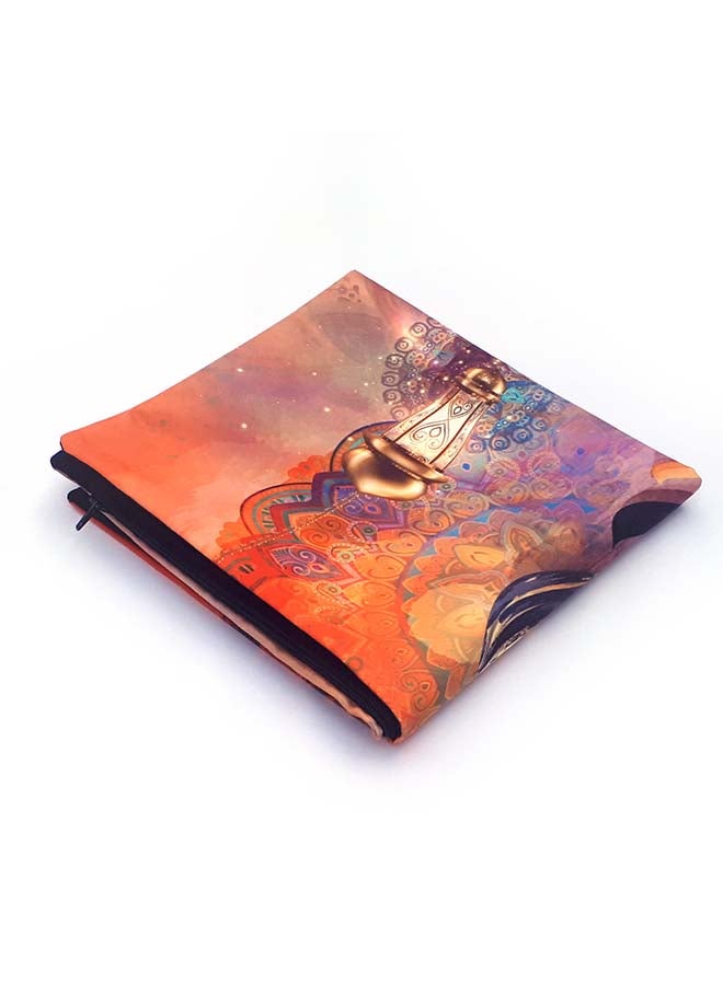 ألوان غطاء وسادة يحمل عبارة عيد مبارك متعدد الألوان 40 x 40سم - Image 3