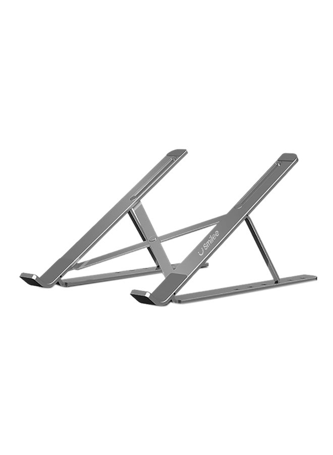 SMILEE Portable And Adjustable Laptop Stand 9.49 x 6.69inch Grey  - Image 1