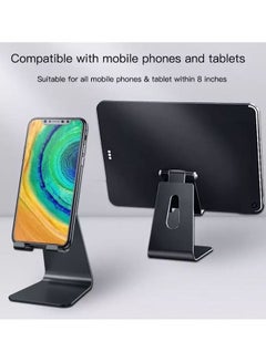 يسيدو حامل مكتبي صغير قابل للطي للهاتف والتابلت أسود  - Image 4