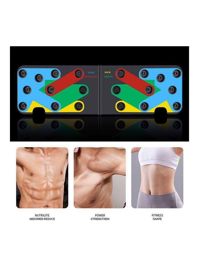 مجموعة ألواح متعددة الوظائف لممارسة رياضة الضغط من قطعتين 60x18سم - Image 3