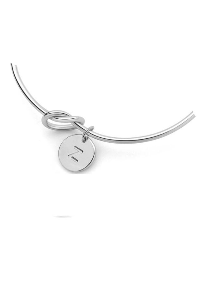 5esha Letter Z Engraved Stainless Steel Bracelet - Image 2