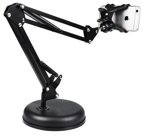 Professional Mobile Stand With Fixed Ring Base Black  - Image 2
