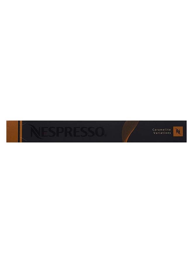 Nespresso - Caramelito Espresso Coffee Capsules Sleeves Caramel 50grams Pack of 10 - Image 1