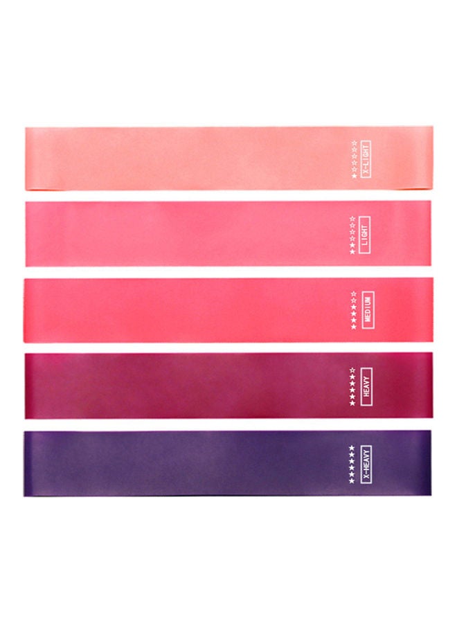 Generic 5-Piece Resistance Bands Set 600x50x0.8mm  - Image 1