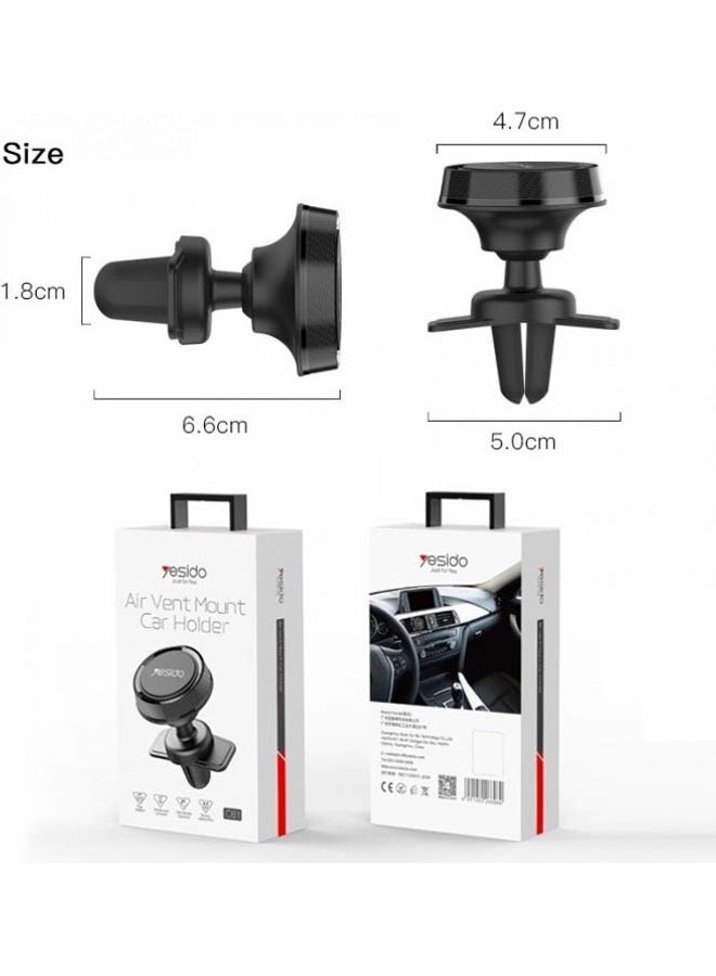 Yesido Air Vent Mobile Holder For Car Red/Black - Image 4