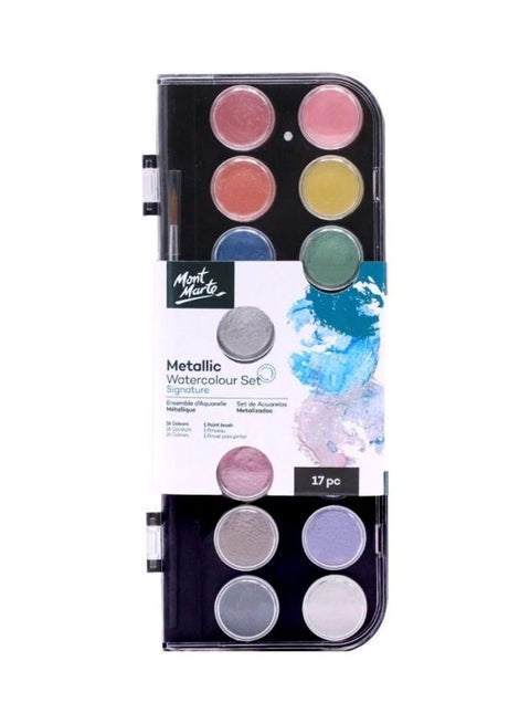 Metallic Water Color Multicolour