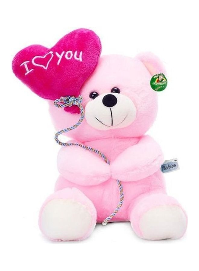 Tickles I Love You Balloon Heart Teddy Bear - Image 1