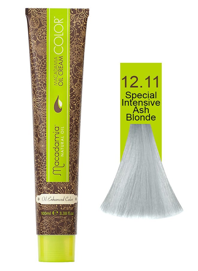 Macadamia Natural - Special Blonde Hair Colour Intensive Ash 12.11 100ml - Image 1