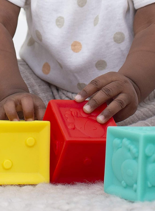 infantino - Gaga Squeeze And Stack Block Set - Image 1