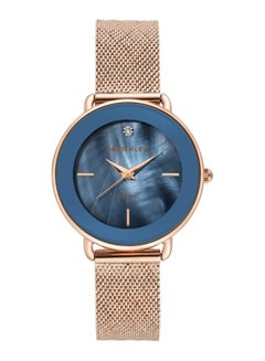 Women's Trend Water Resistance Stainless Steel Analog Watch AK3686NVRG
