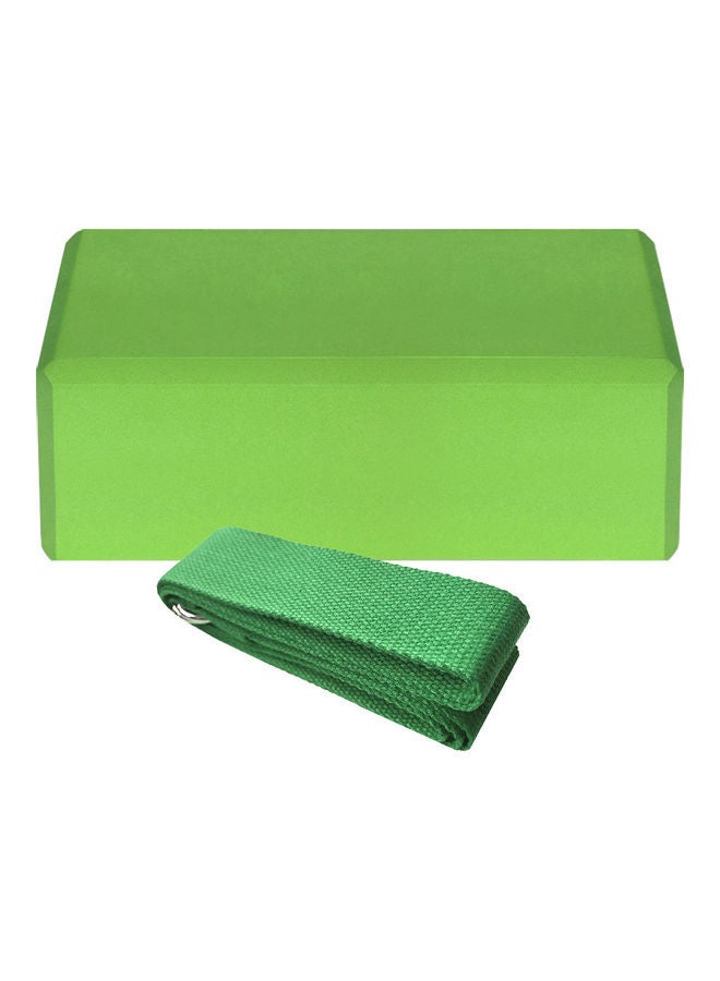Generic EVA Yoga Block With Strap 23x15cm  - Image 1