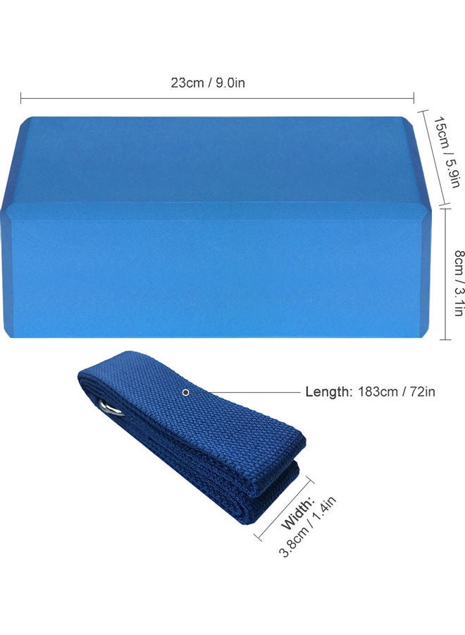 Generic EVA Yoga Block With Strap  - Image 4