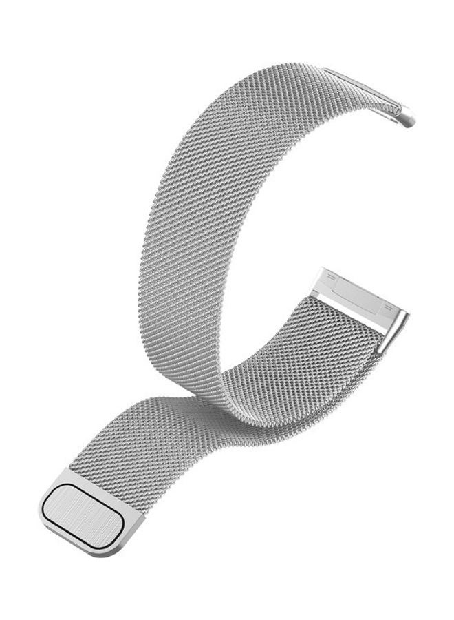 FITME Stainless Steel Replacement Band for Fitbit Versa 3/ Fitbit Sense Silver - Image 3