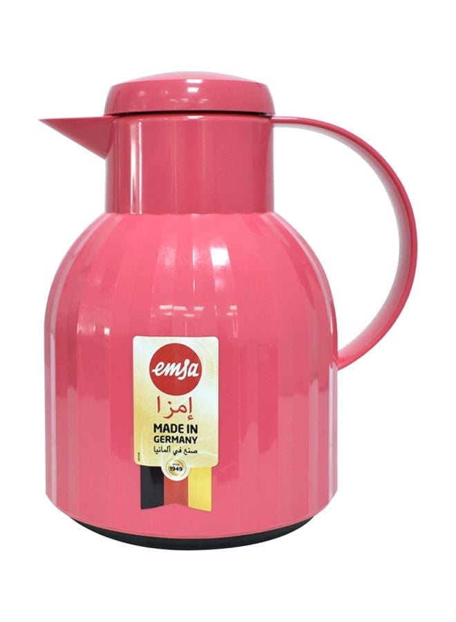 emsa Samba Vieleck Thermos Flask Strawberry 1Liters