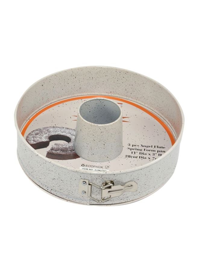 Homemaker Granite28Cm Springform W/2 Bases Grey/Orange 28cm