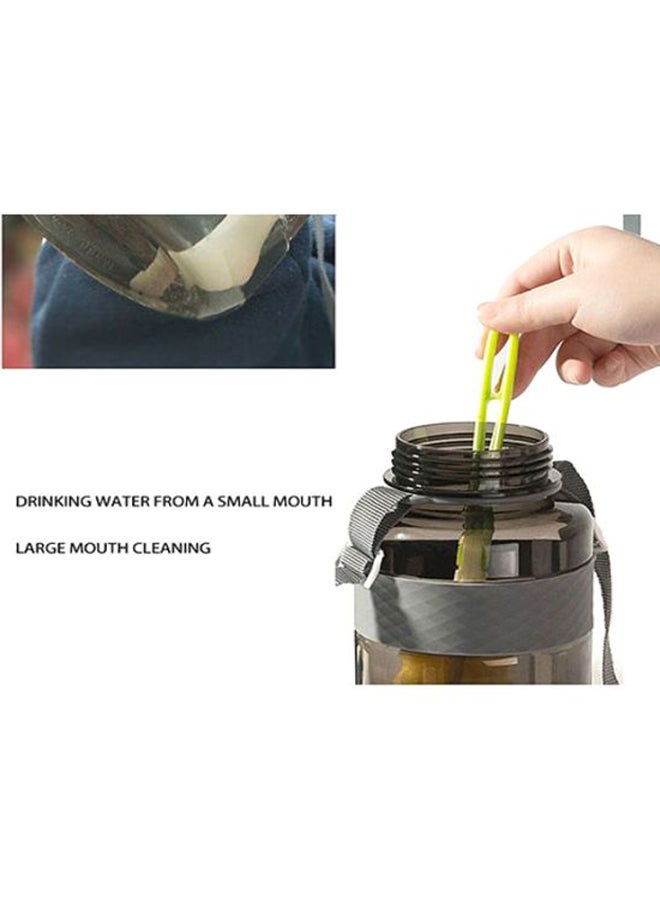 Beauenty Large Capacity Sports Water Bottle Brown/Grey 2Liters - Image 3