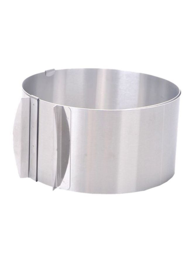 Beauenty - Adjustable 3D Round And Square Cake Mold Silver - Image 1