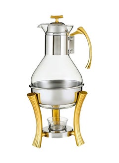 ريجنت طقم مُدفئ للقهوة/الشاي أوندا مكون من 10 قطع فضي/شفاف/ذهبي 1.2لترات  - Image 1