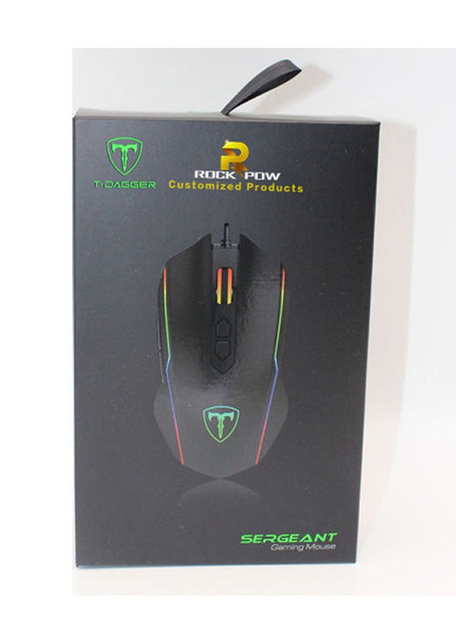 T-Dagger Sergeant Tgm202 Rgb Gaming Mouse - 4,800 Dpi - 7 Programmable Buttons - Software Support