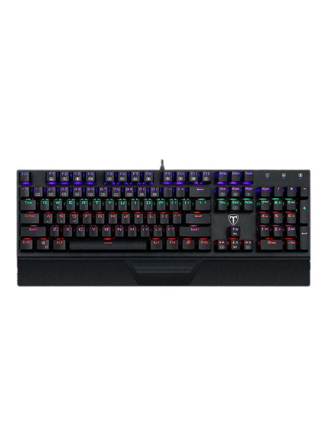 T-DAGGER - T-TGK305 104 Keys Backlit Blue Switch Gaming Mechanical Keyboard - Image 1
