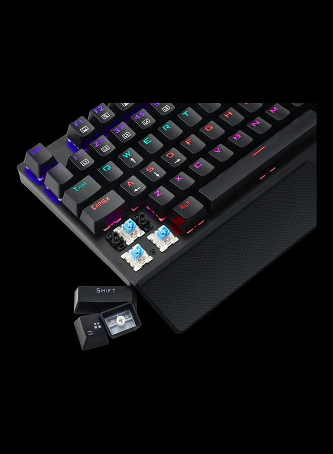 T-DAGGER - T-TGK305 104 Keys Backlit Blue Switch Gaming Mechanical Keyboard - Image 1