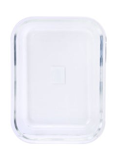 Royalford BRS Rectangle Glass Airtight Container Multicolour - Assorted Colour 370ml  - Image 2