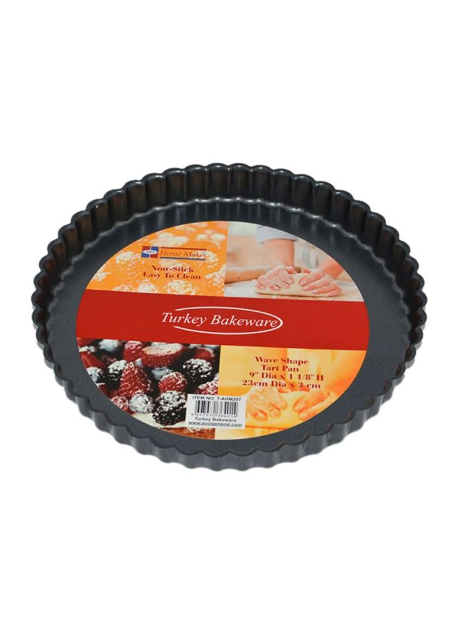Homemaker Flan Tin W/Flat Base 23Cm Black