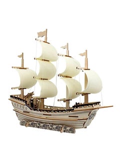 Beauenty 3D Ship Wooden Puzzle 39.5x10.8x34.3cm  - Image 1