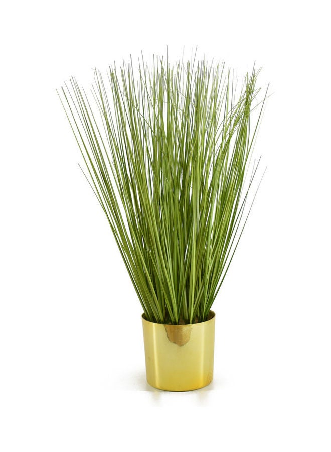DRAMA HOME Artificial Grass With Pot Green/Golden 50 x 12cm  - Image 3
