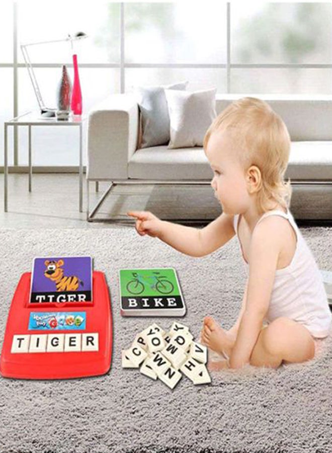 Beauenty Kid's Alphabet Letter Word Spelling Game Early Learning Educational Toy 24x21.5x4.3cm  - Image 2