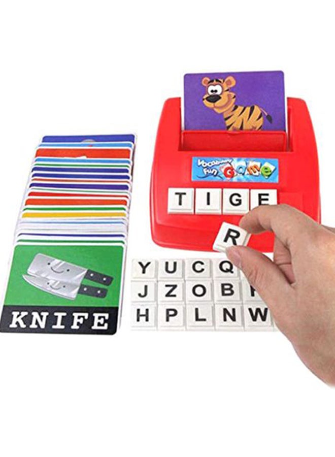 Beauenty Kid's Alphabet Letter Word Spelling Game Early Learning Educational Toy 24x21.5x4.3cm  - Image 3