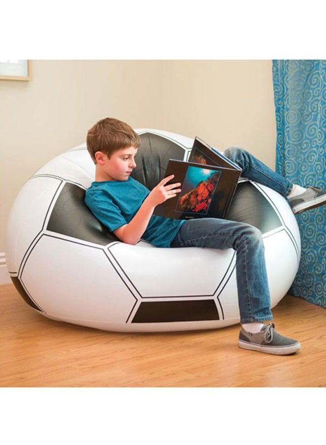 INTEX Sports Fan Beanless Bag White/Black 108x110x66cm  - Image 3