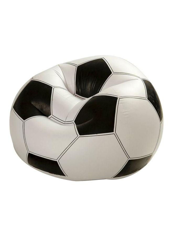 INTEX Sports Fan Beanless Bag White/Black 108x110x66cm  - Image 1