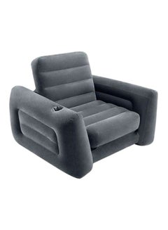 INTEX Multipurpose Inflatable Sofa Charcoal Grey 17.78x33.2x36.83cm  - Image 1