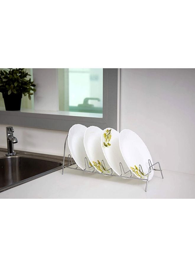 DELCASA 8-Column Plate Rack Silver 12cm - Image 5