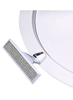 REGENT Glitter Stainless Steel Tray Round Silver 47x40cm  - Image 2
