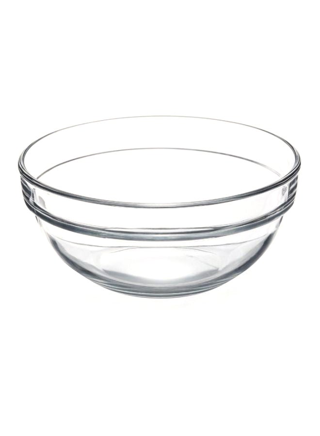 Luminarc Stackable Salad Bowl Clear 17cm - Image 1