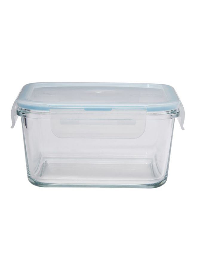 TALIONA Boro Pro Square Food Storage Container With Lid Blue/Clear 950ml - Image 1