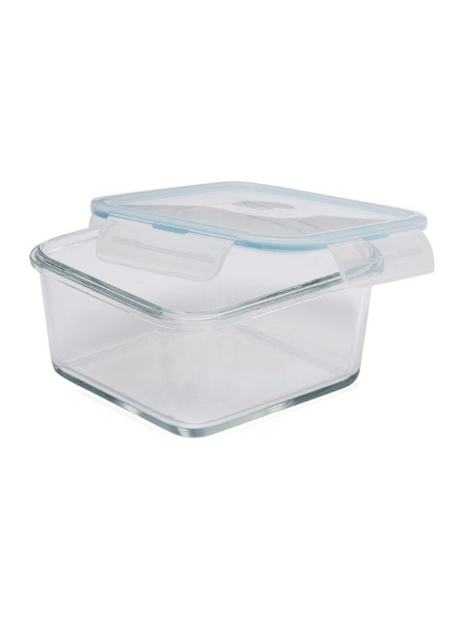 TALIONA Boro Pro Square Food Storage Container With Lid Blue/Clear 950ml - Image 2